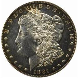 1881 Morgan Silver Dollar PR62 (PCGS)