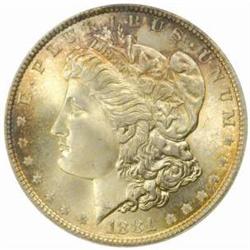 1881 Morgan Silver Dollar MS-65 (ANACS)