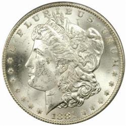 1881-CC Morgan Silver Dollar MS-64 (PCGS)