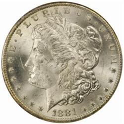 1881-CC Morgan Silver Dollar MS-64 (NGC)