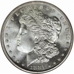 1881-S Morgan Silver Dollar MS-67 (NGC) CAC