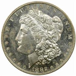 1882-S Morgan Silver Dollar MS-65 PL (PCGS) OGH