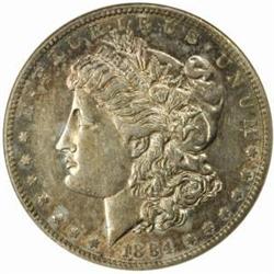 1884-S Morgan Silver Dollar AU-55 (ANACS)
