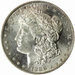 1886-S Morgan Silver Dollar MS-63 (PCGS)
