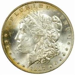 1887-O Morgan Silver Dollar MS-64 (PCGS)