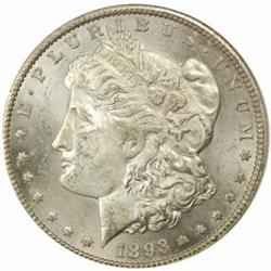 1893-CC Morgan Silver Dollar MS-63 (NGC)