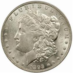 1893-O Morgan Silver Dollar AU-58 (PCGS)