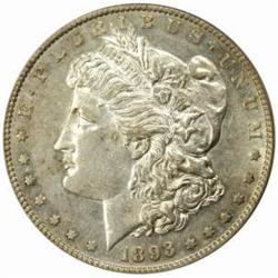 1893-S Morgan Silver Dollar AU-55 (PCGS) CAC