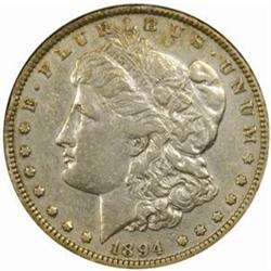 1894 Morgan S$1. Net EF40 (ANACS) AU Detail-Clean