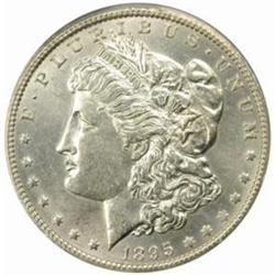 1895-O Morgan S$1. AU58 Details-Cleaned (ANACS)