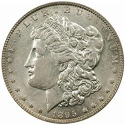 1895-O Morgan Silver Dollar AU-50 (PCGS) OGH