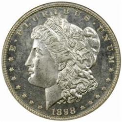 1898 Morgan Silver Dollar MS-64 DPL (NGC)
