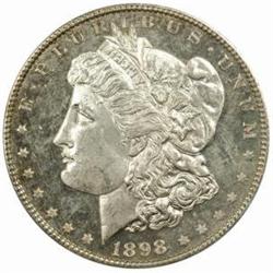 1898 Morgan Silver Dollar MS-64 DMPL (ANACS)