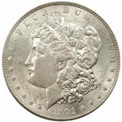 1901 Morgan Silver Dollar AU-58 (PCGS) CAC