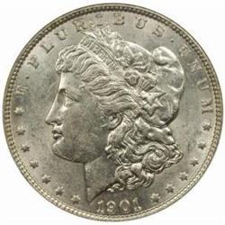 1901 Morgan Silver Dollar AU-58 (NGC)
