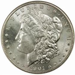 1901-S Morgan Silver Dollar MS-64 (NGC)