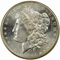 1902-S Morgan Silver Dollar MS-64 (NGC)