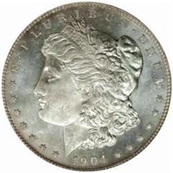 1904-O Morgan Silver Dollar MS-66 PL (PCGS) CAC