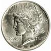 Image 1 : 1921 Peace Silver Dollar High Relief MS62 (ANACS)