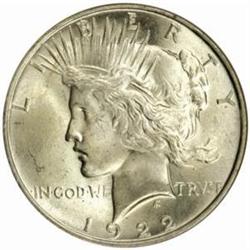 1922 Peace Silver Dollar MS-65 (NGC)