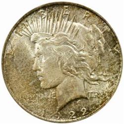 1922-D Peace Silver Dollar MS-65 (PCGS) OGH
