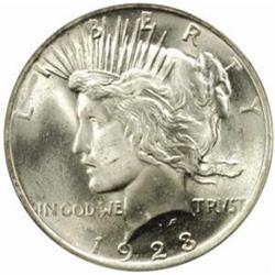 1923 Peace Silver Dollar MS-65 (PCGS) OGH