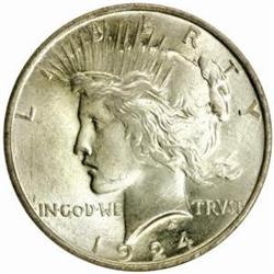 1924 Peace Silver Dollar MS-66 (NGC)
