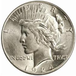 1924-S Peace Silver Dollar MS-62 (PCGS)