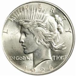 1926-D Peace Silver Dollar MS-66 (PCGS) OGH