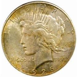 1926-D Peace Silver Dollar MS-65 (PCGS) OGH