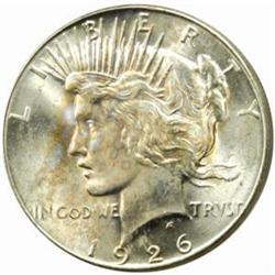 1926-S Peace Silver Dollar MS-64 (PCGS) OGH
