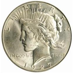 1927-D Peace Silver Dollar MS-64 (PCGS)