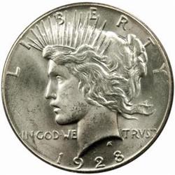 1928 Peace Silver Dollar MS-63 (PCGS)