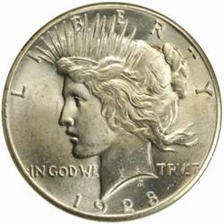 1928 Peace Silver Dollar MS-63 (NGC)