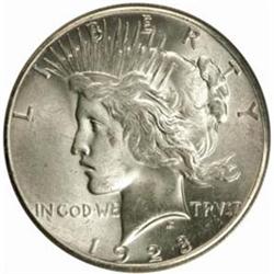 1928 Peace Silver Dollar MS-62 (ANACS)
