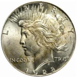 1928-S Peace Silver Dollar MS-65 (ICG)