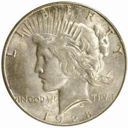 1928-S Peace Silver Dollar MS-64 (PCGS) CAC