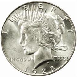1928-S Peace Silver Dollar MS-64 (PCGS) OGH