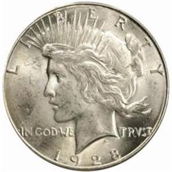 1928-S Peace Silver Dollar MS-64 (PCGS) OGH