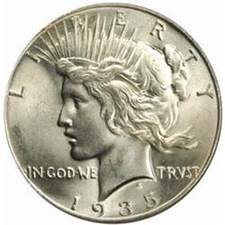 1935 Peace Silver Dollar MS-65 (PCGS)
