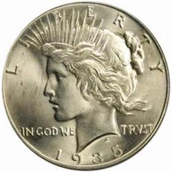 1935 Peace Silver Dollar MS-65 (PCGS)