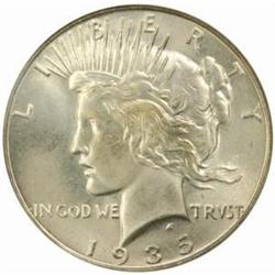 1935-S Peace Silver Dollar MS-66 (NGC)