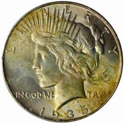 1935-S Peace Silver Dollar MS-65 (PCGS) CAC OGH