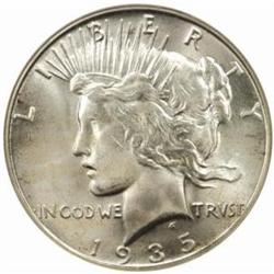 1935-S Peace Silver Dollar MS-64 (NGC)
