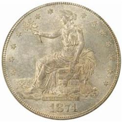 1874-CC Trade Dollar MS-64 (PCGS)
