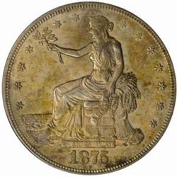 1875-S Trade Dollar Type I/I MS-63 (PCGS)