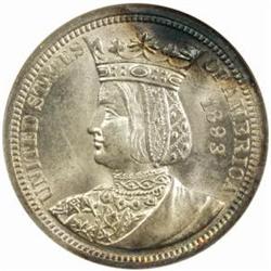 1893 Isabella Quarter MS-64 (NGC) OH