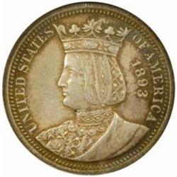 1893 Isabella Quarter MS-63 (NGC)
