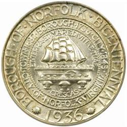 1936 Norfolk Bicentennial MS-66 (PCGS) OGH