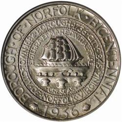 1936 Norfolk Bicentennial MS-66 (NGC)